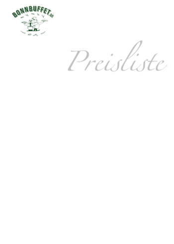 preisliste